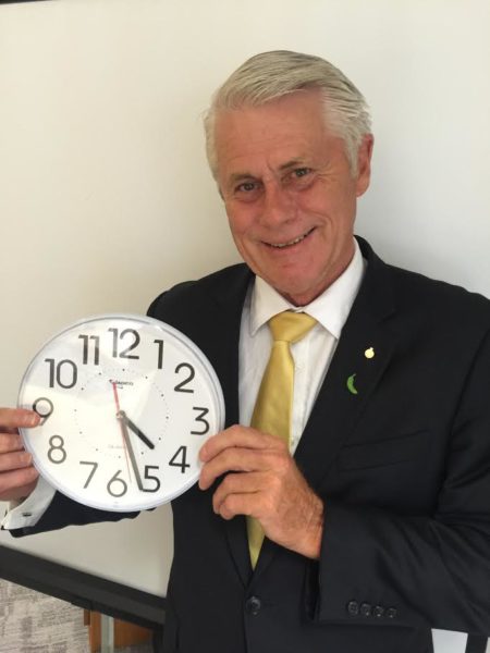 Geoff hopes to turn back the clock on daylight savings