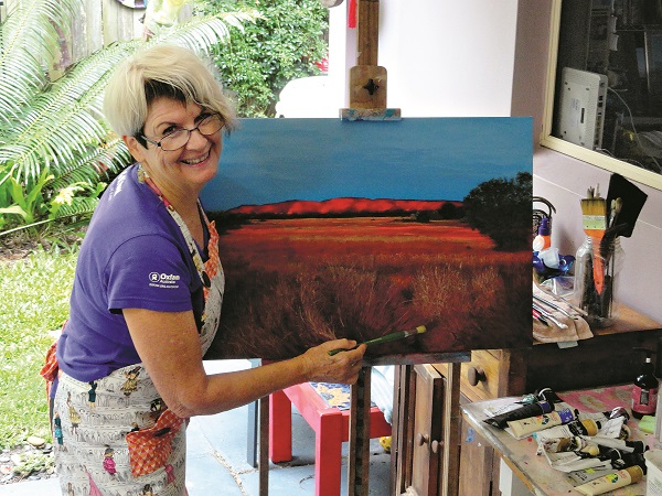 Suzi Bourke shares love of painting