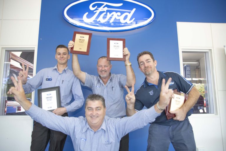 Victory Ford staff members pick up outstanding achievement awards