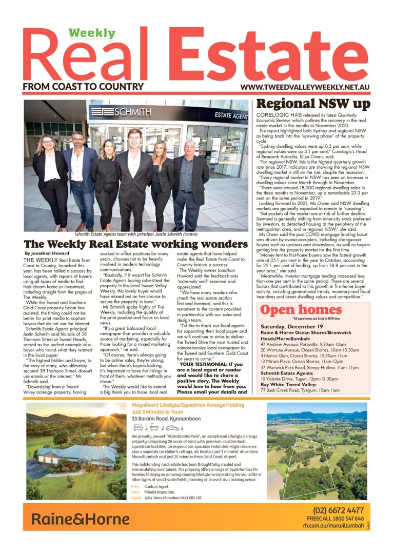 The Weekly Real Estate from Coast to Country, December 17-30 double edition