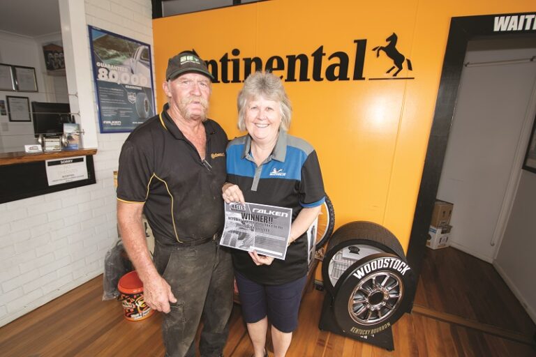 Halls Tyre Service host raffle for Wedgetail