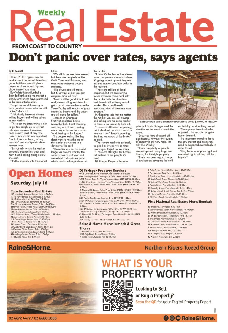 The Weekly Real Estate from Coast to Country, July 14, 2022