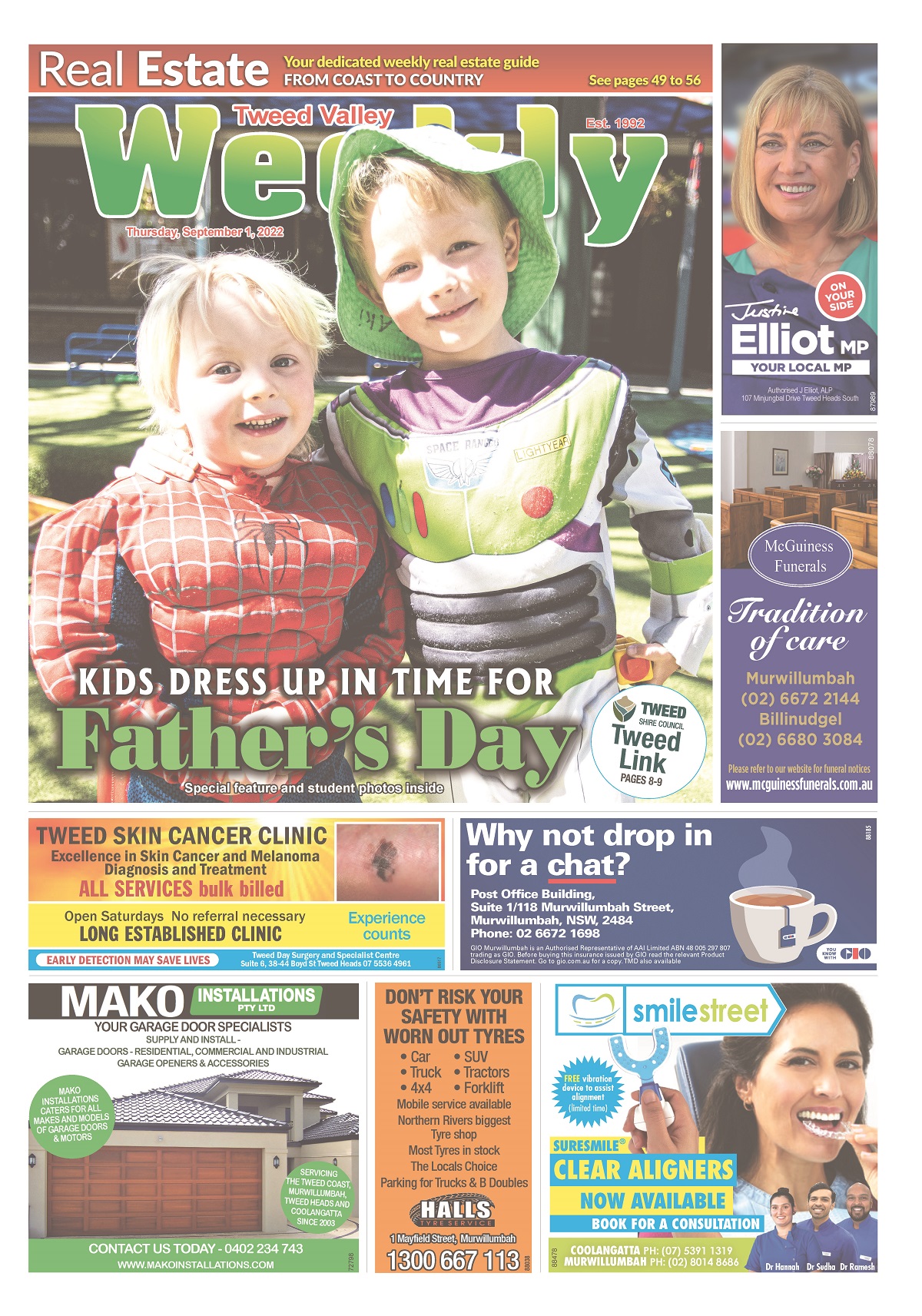 Tweed Valley Weekly, September 1, 2022 - Tweed Valley Weekly