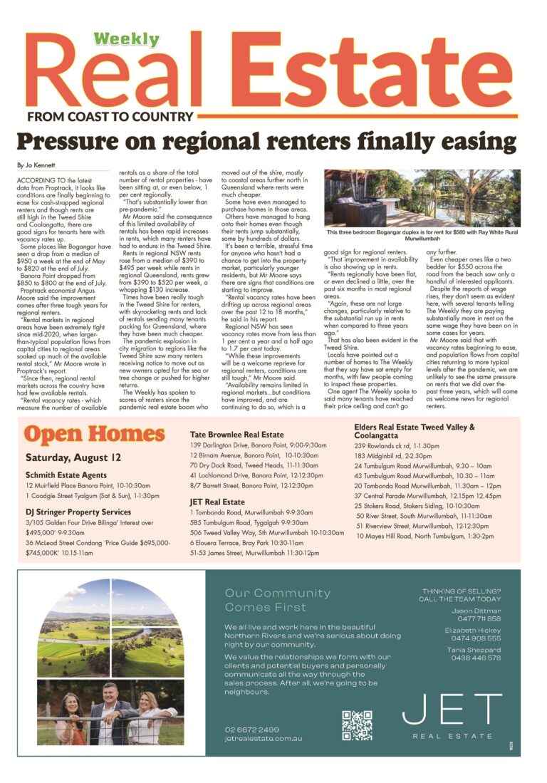 The Weekly Real Estate from Coast to Country, August 10, 2023