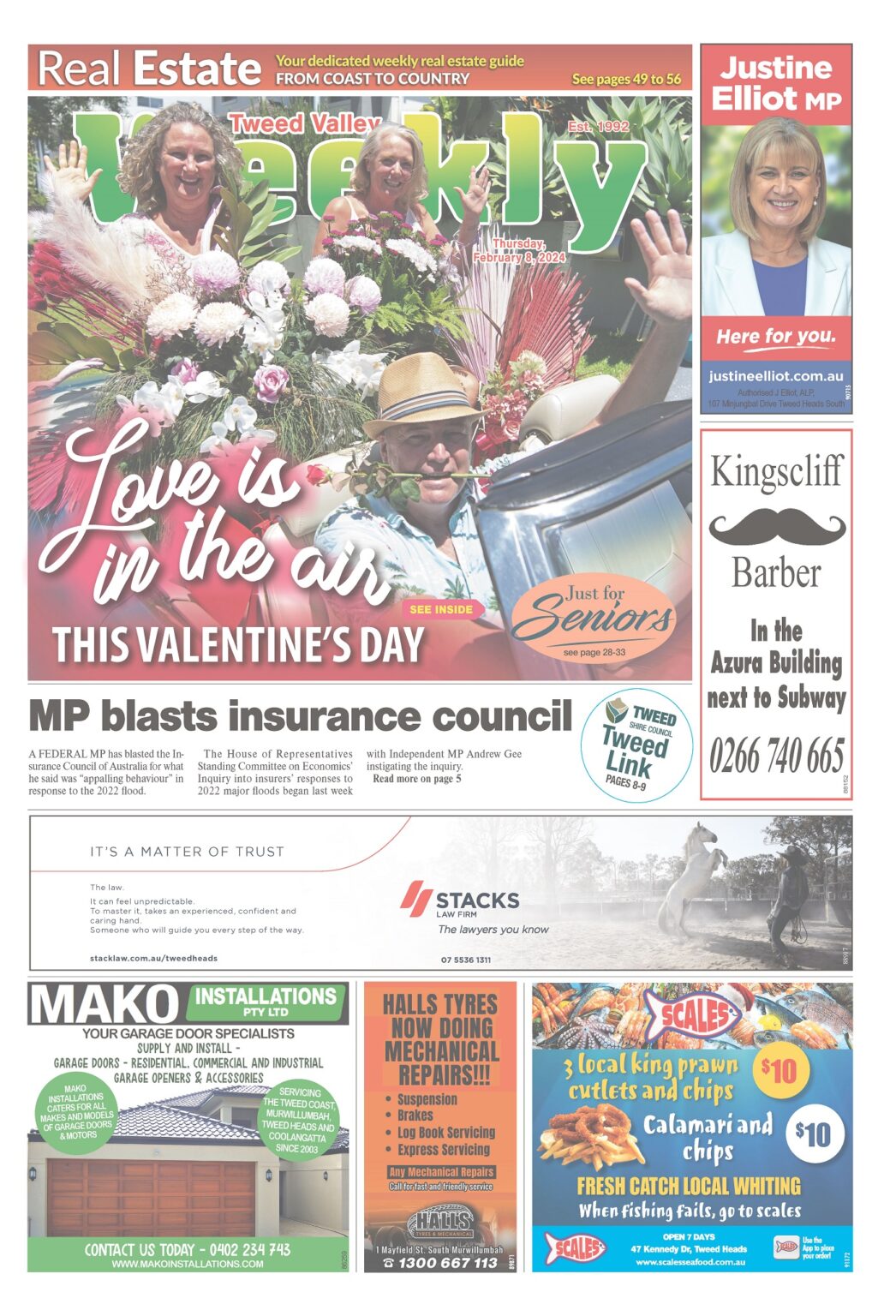 Tweed Valley Weekly, February 8, 2024 - Tweed Valley Weekly